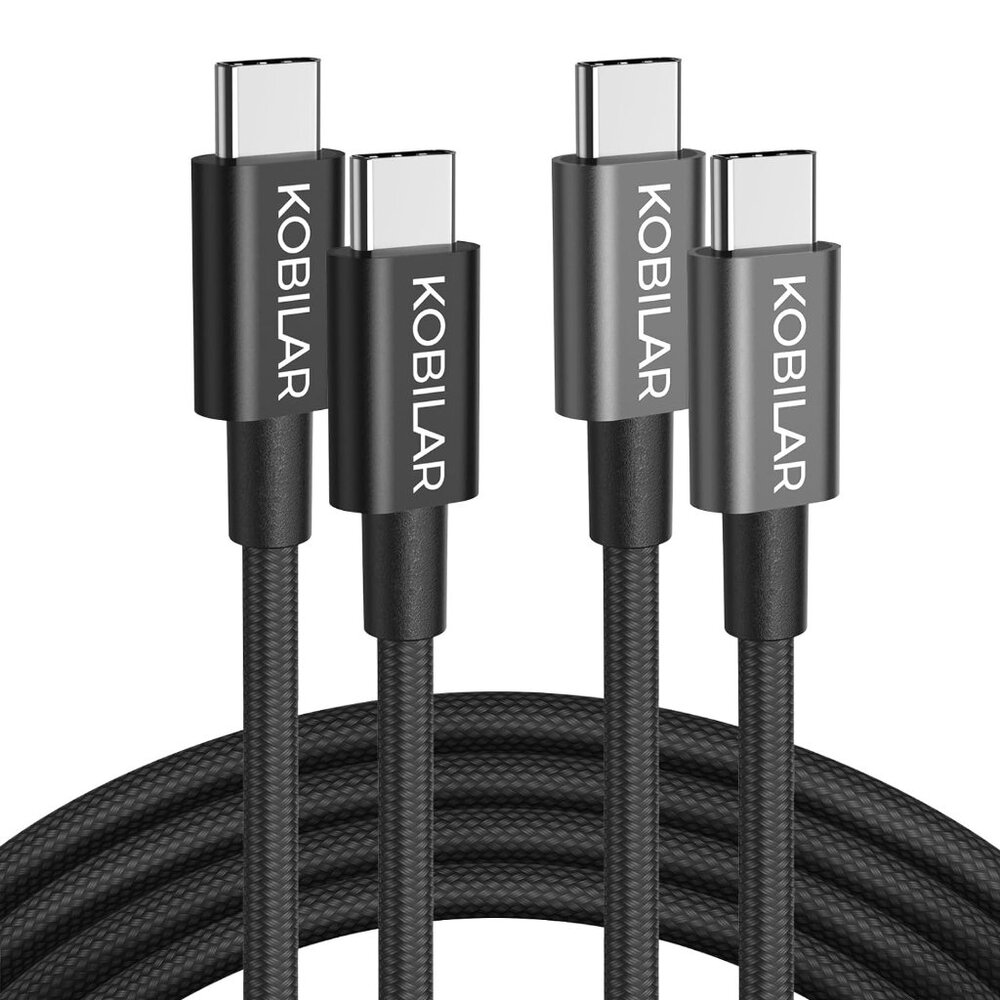 USB C Charging Cable 100W Fast Charge 2-Pack 5ft & 6